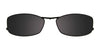 EasyClip EC246 Eyeglasses with Clip-on Sunglasses | Size 52 / Matt Dark Red & Gold