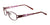 EasyClip EC250 Eyeglasses with Clip-on Sunglasses | Size 52 / Satin Dark Reddish Plum