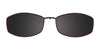 EasyClip EC250 Eyeglasses with Clip-on Sunglasses | Size 52 / Matt Black