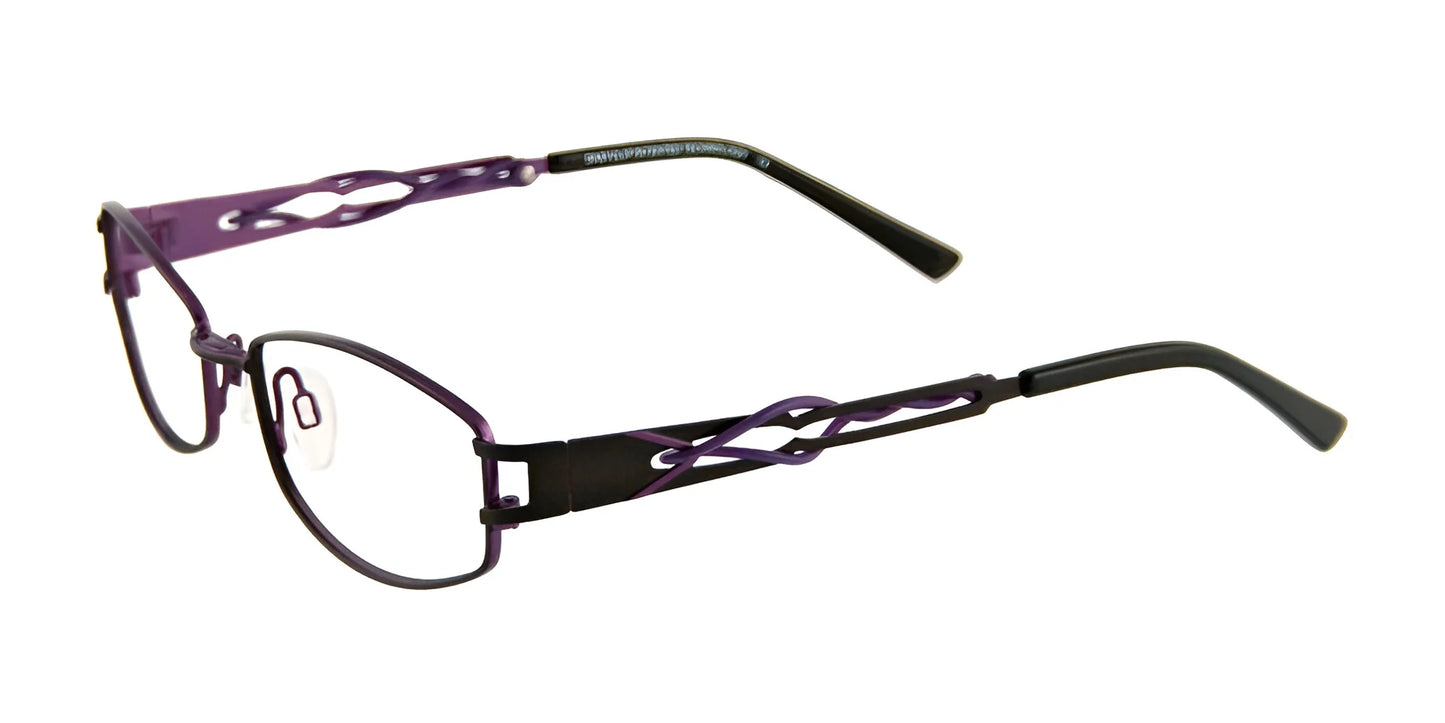 EasyClip EC250 Eyeglasses with Clip-on Sunglasses Matt Black