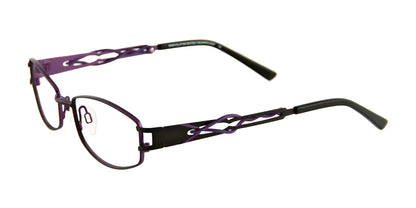 EasyClip EC250 Eyeglasses with Clip-on Sunglasses Matt Black