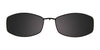 EasyClip EC250 Eyeglasses with Clip-on Sunglasses | Size 52 / Matt Black