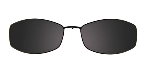 EasyClip EC250 Eyeglasses with Clip-on Sunglasses / Size 52 / Matt Black