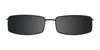 EasyClip EC252 Eyeglasses with Clip-on Sunglasses | Size 50 / Satin Black & Pink