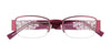 EasyClip EC254 Eyeglasses with Clip-on Sunglasses | Size 48 / Satin Brown