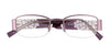 EasyClip EC254 Eyeglasses with Clip-on Sunglasses | Size 48 / Satin Brown