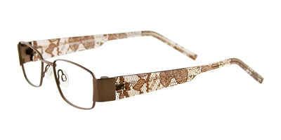 EasyClip EC255 Eyeglasses with Clip-on Sunglasses | Size 47