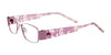 EasyClip EC255 Eyeglasses with Clip-on Sunglasses | Size 47 / Satin Lilac