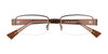 EasyClip EC257 Eyeglasses with Clip-on Sunglasses | Size 47 / Satin Black