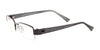 EasyClip EC257 Eyeglasses with Clip-on Sunglasses | Size 47 / Satin Grey