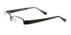 EasyClip EC257 Eyeglasses with Clip-on Sunglasses | Size 47 / Satin Black