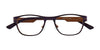 EasyClip EC269 Eyeglasses with Clip-on Sunglasses | Size 45 / Matt Black & Blue