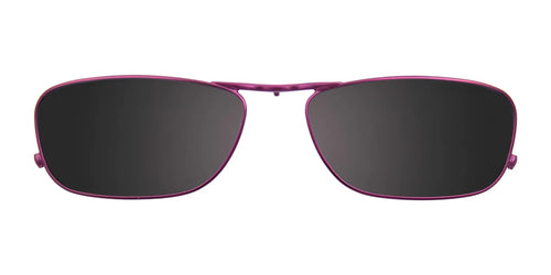 EasyClip EC277 Eyeglasses with Clip-on Sunglasses / Size 51 / Satin Fuschia