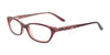 EasyClip EC279 Eyeglasses with Clip-on Sunglasses | Size 52 / Cranberry