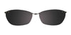 EasyClip EC279 Eyeglasses with Clip-on Sunglasses | Size 52 / Black