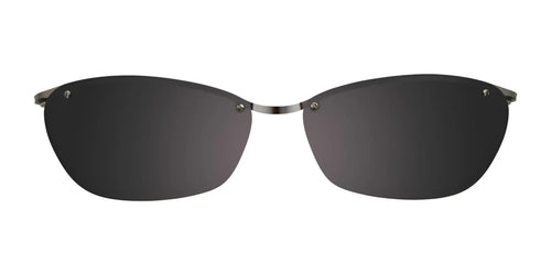 EasyClip EC279 Eyeglasses with Clip-on Sunglasses / Size 52 / Black