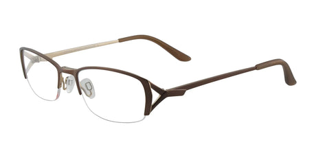 EasyClip EC281 Eyeglasses with Clip-on Sunglasses Satin Chocolate