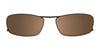 EasyClip EC281 Eyeglasses with Clip-on Sunglasses | Size 52 / Satin Burgandy