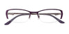 EasyClip EC281 Eyeglasses with Clip-on Sunglasses | Size 52 / Satin Burgandy