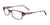 EasyClip EC283 Eyeglasses with Clip-on Sunglasses | Size 52 / Clear Light Purple