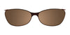 EasyClip EC286 Eyeglasses with Clip-on Sunglasses | Size 48 / Marbled Caramel & Light Blue