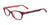 EasyClip EC286 Eyeglasses with Clip-on Sunglasses | Size 48 / Marbled Plum & Coral