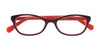 EasyClip EC286 Eyeglasses with Clip-on Sunglasses | Size 48 / Marbled Caramel & Light Blue