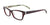 EasyClip EC287 Eyeglasses with Clip-on Sunglasses | Size 51 / Clear Cranberry