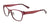 EasyClip EC288 Eyeglasses with Clip-on Sunglasses | Size 49 / Satin Burgundy & Pink & Black