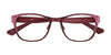 EasyClip EC288 Eyeglasses with Clip-on Sunglasses | Size 49 / Satin Brown & Black & Red & Orange
