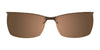 EasyClip EC289 Eyeglasses with Clip-on Sunglasses | Size 52 / Satin Chocolate