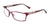 EasyClip EC289 Eyeglasses with Clip-on Sunglasses | Size 52 / Satin Dark Red