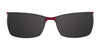 EasyClip EC289 Eyeglasses with Clip-on Sunglasses | Size 52 / Satin Chocolate