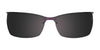 EasyClip EC289 Eyeglasses with Clip-on Sunglasses | Size 52 / Satin Chocolate