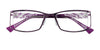 EasyClip EC289 Eyeglasses with Clip-on Sunglasses | Size 52 / Satin Chocolate