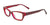 EasyClip EC293 Eyeglasses with Clip-on Sunglasses | Size 51 / Salmon & Cranberry