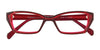 EasyClip EC293 Eyeglasses with Clip-on Sunglasses | Size 51 / Caramel & Red