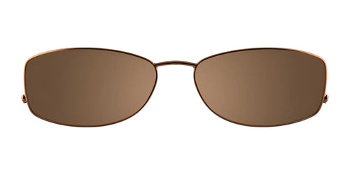 EasyClip EC294 Eyeglasses with Clip-on Sunglasses / Size 54 / Satin Brown