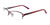 EasyClip EC294 Eyeglasses with Clip-on Sunglasses | Size 54 / Satin Red