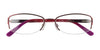 EasyClip EC294 Eyeglasses with Clip-on Sunglasses | Size 54 / Satin Brown