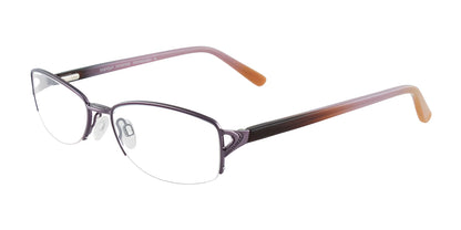 EasyClip EC294 Eyeglasses with Clip-on Sunglasses Satin Lavender