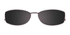EasyClip EC294 Eyeglasses with Clip-on Sunglasses | Size 54 / Satin Brown