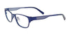 EasyClip EC310 Eyeglasses with Clip-on Sunglasses | Size 52 / Matt Royal Blue
