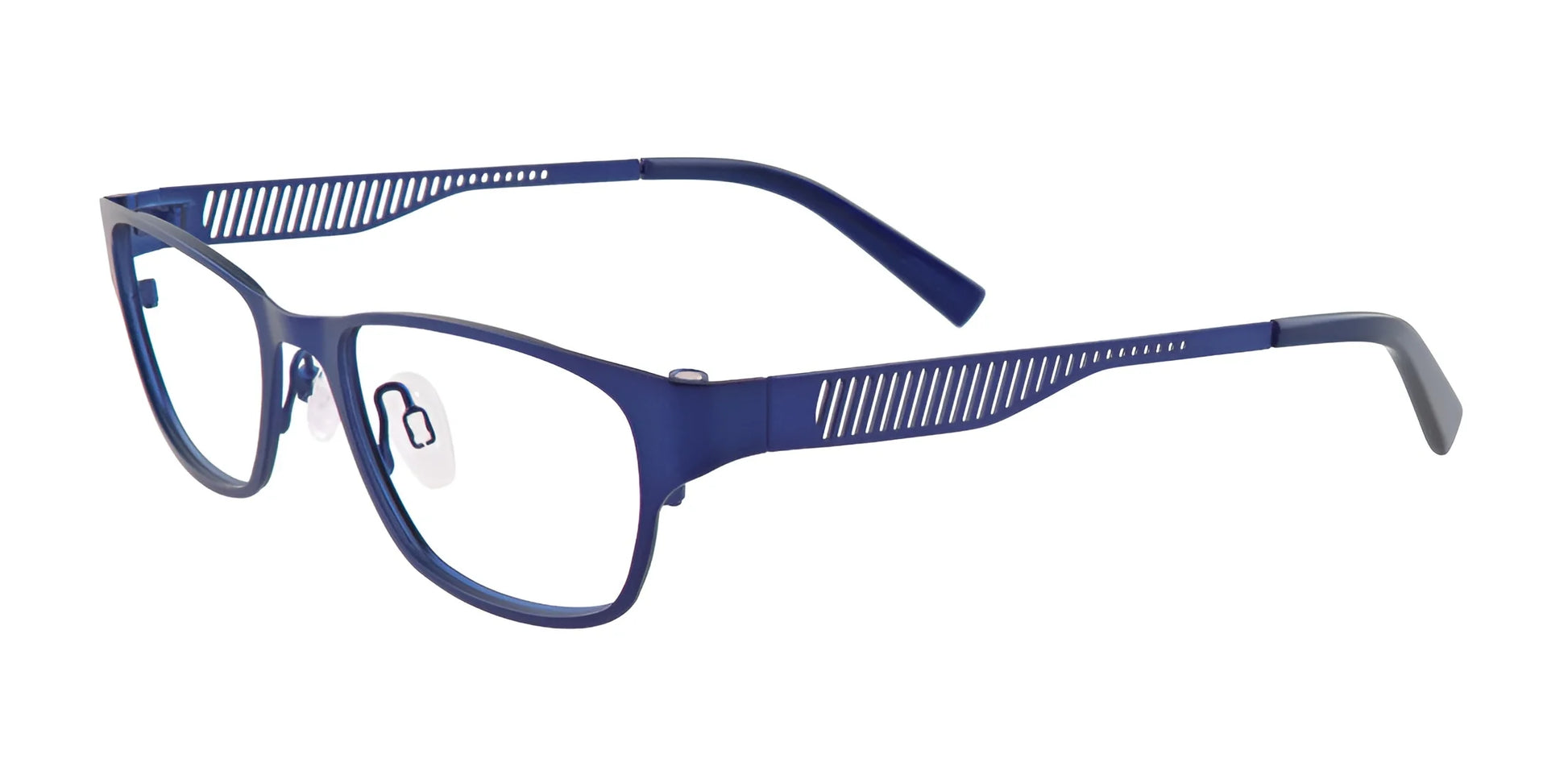 EasyClip EC310 Eyeglasses with Clip-on Sunglasses Matt Royal Blue