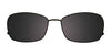EasyClip EC322 Eyeglasses with Clip-on Sunglasses | Size 53 / Satin Black & Shiny Gold