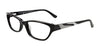 EasyClip EC324 Eyeglasses with Clip-on Sunglasses | Size 53 / Black & Silver