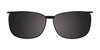 EasyClip EC333 Eyeglasses with Clip-on Sunglasses | Size 53 / Tortoise & Grey