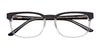 EasyClip EC333 Eyeglasses with Clip-on Sunglasses | Size 53 / Tortoise & Grey