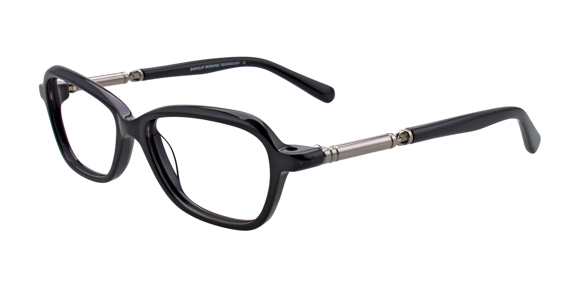 EasyClip EC336 Eyeglasses with Clip-on Sunglasses Black