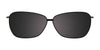 EasyClip EC336 Eyeglasses with Clip-on Sunglasses | Size 52 / Black